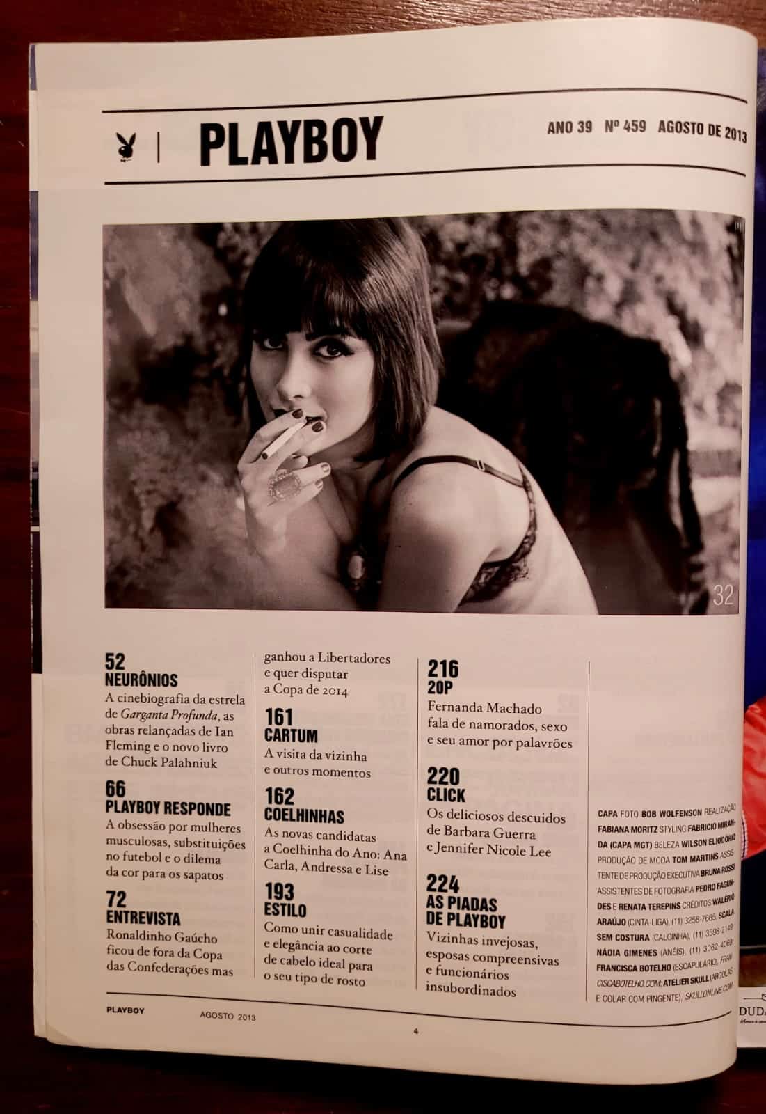 | Casa do Colecionador Playboy Nº 459 | Nanda Costa | Edição Especial de Aniversário 38 Anos | Agosto 2013 (cópia)