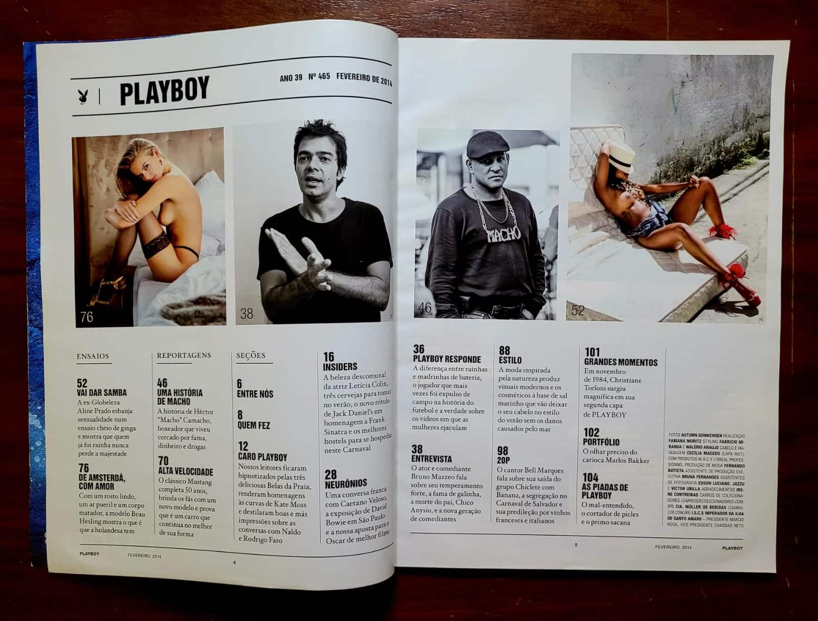 | Casa do Colecionador Playboy Nº 465 | Aline Prado | Ex-Globeleza | Fevereiro/2014