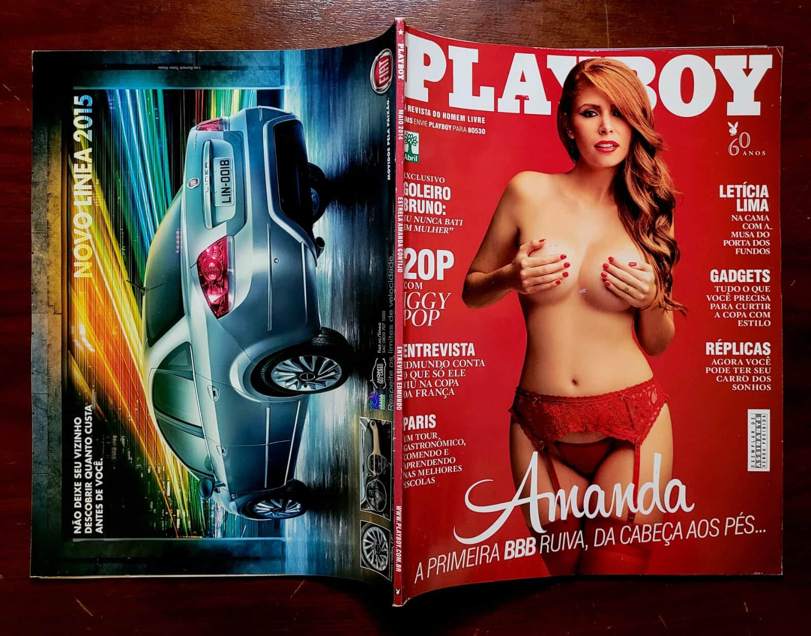 | Casa do Colecionador Playboy Nº 468 | Amanda Gontijo (BBB14) | A Primeira Ruiva do BBB | (Maio/2014)