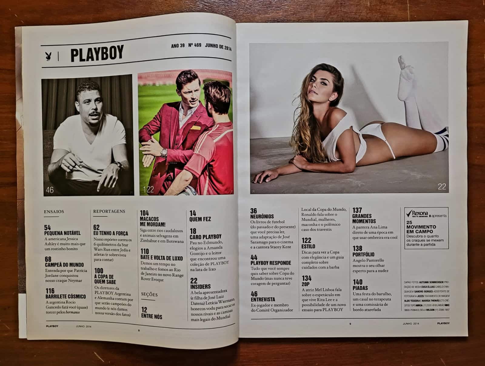 | Casa do Colecionador Playboy Nº 469 | Patrícia Jordane | "A Morena que Encantou Neymar" | Edição Copa 2014 | (Junho/2014)