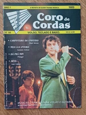 R21g. Revista Coro de cordas Braga 84 1989. Raul Seixas Polegar Caetano.
