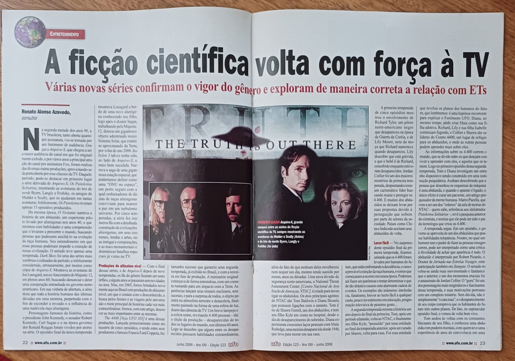 | Casa do Colecionador R28q. Revista Ufo ed Mythos # 123. Ets no planeta Terra. Aliens na Turquia.