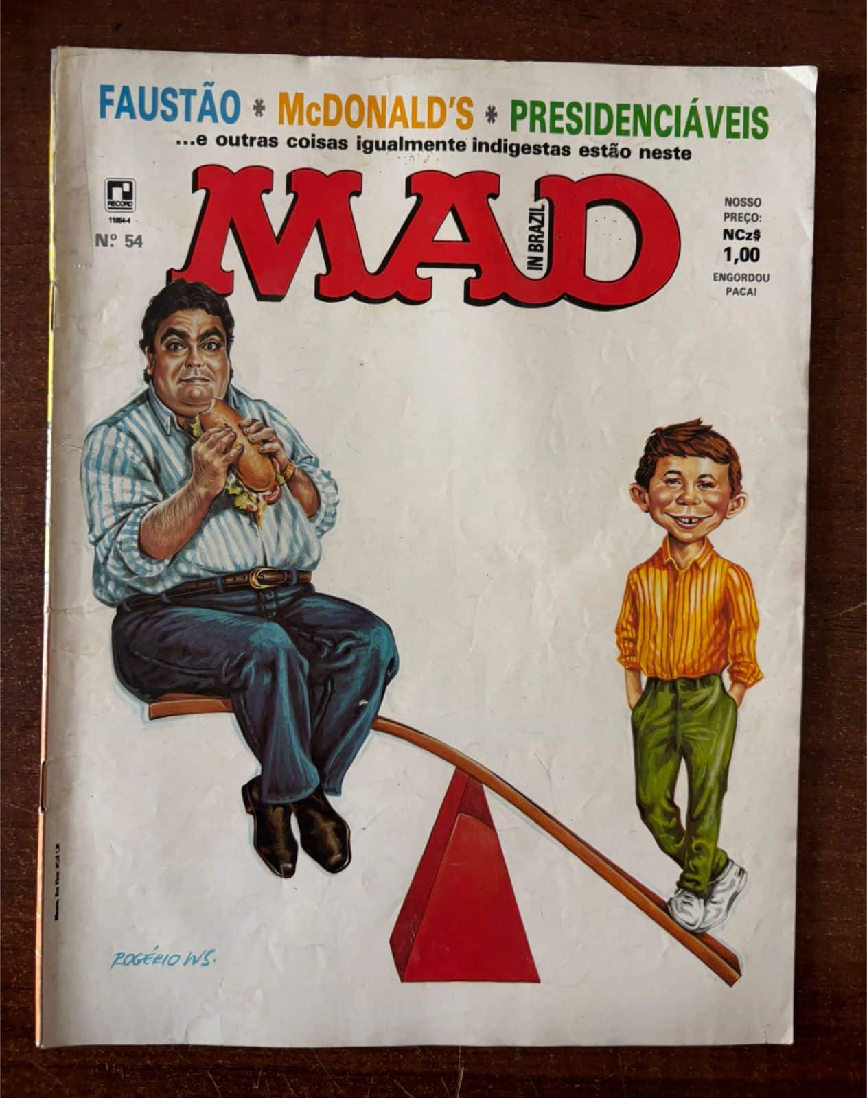 | Casa do Colecionador Revista Mad in Brazil - N 54