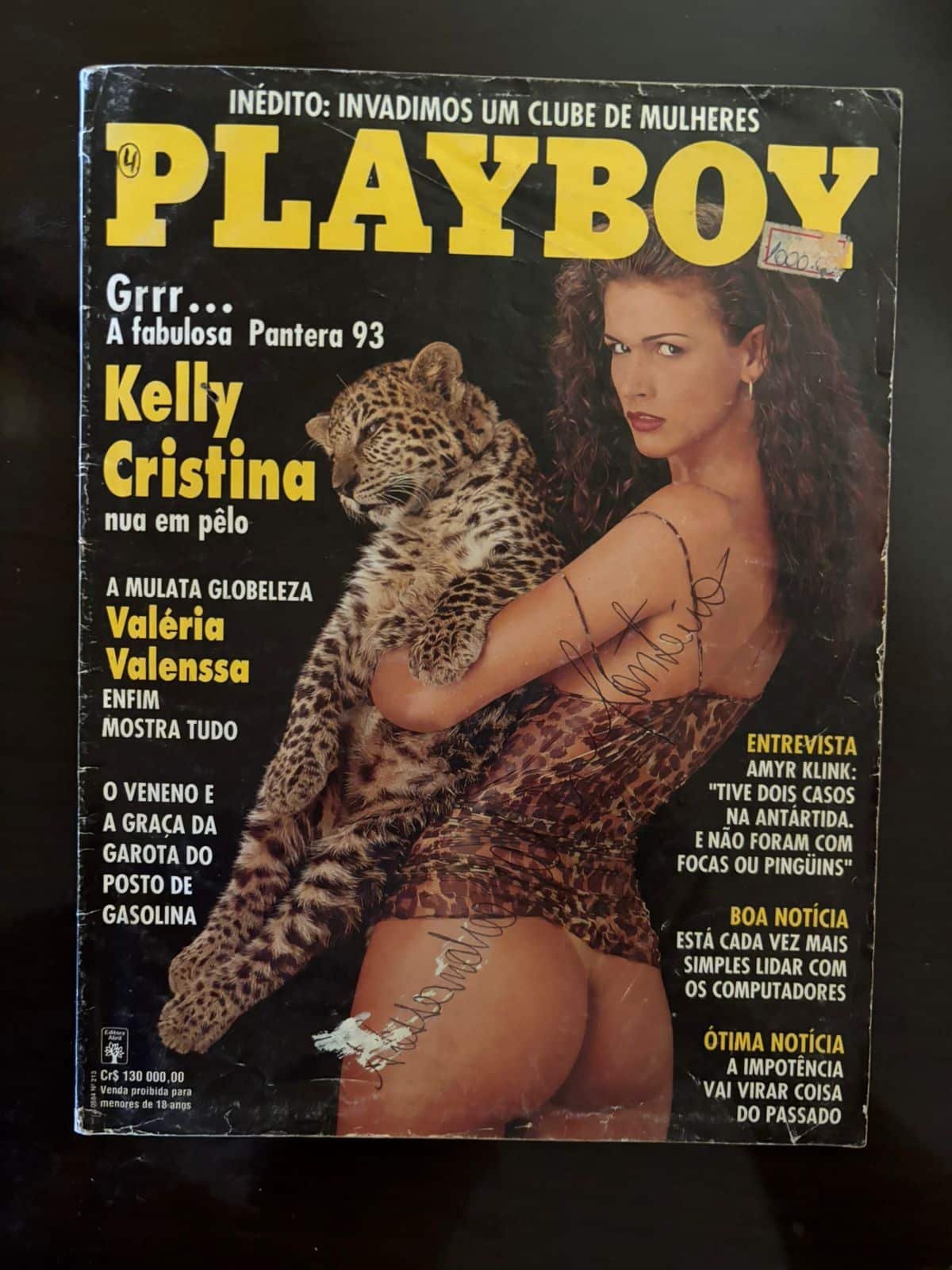 | Casa do Colecionador Revista Playboy N 213 - Kelly Cristina - Abril 1993