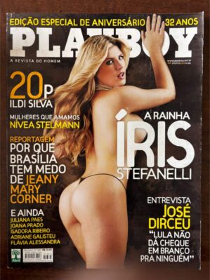 Revista Playboy N 387 - Íris Stefanelli - Agosto 2007
