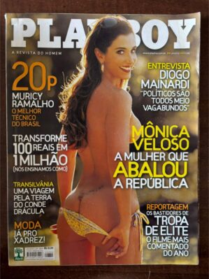 Revista Playboy N 389 - Mônica Veloso - Outubro 2007