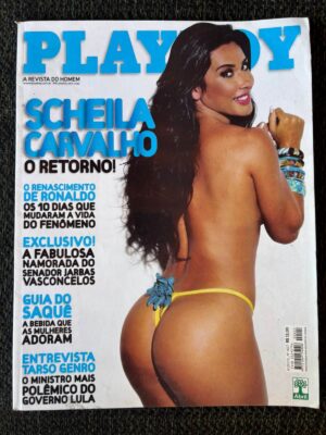 Revista Playboy N 407 - Scheila Carvalho - Abril 2009
