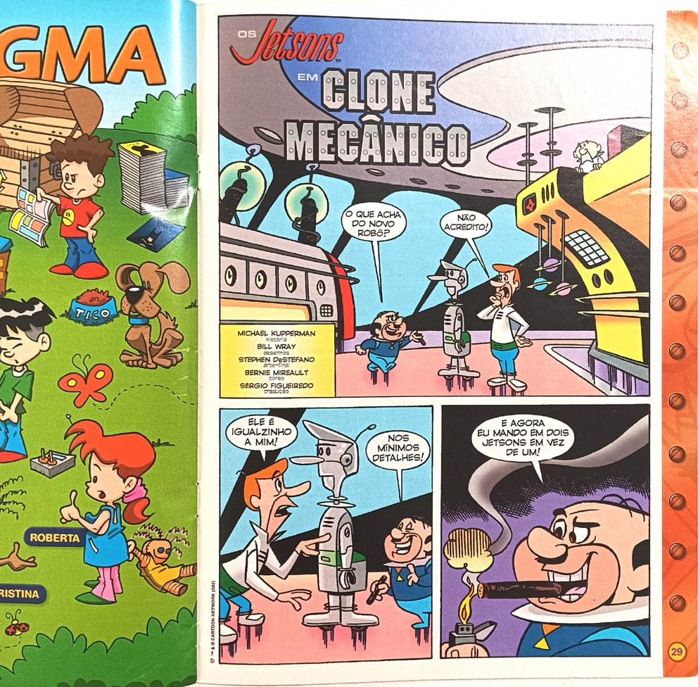 | Casa do Colecionador Revista Recreio nº 125 – Os Jetsons. Abril – 2002.