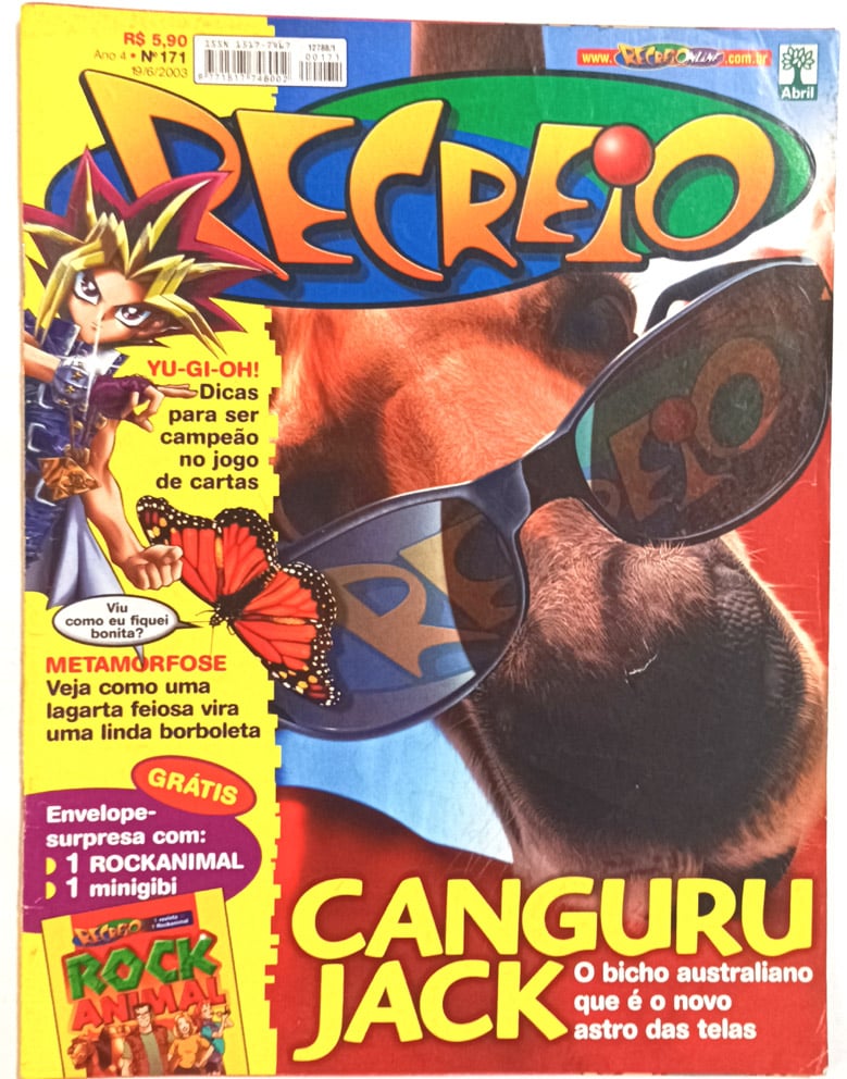 | Casa do Colecionador Revista Recreio nº 171 – Os Jetsons. Abril – 2003.