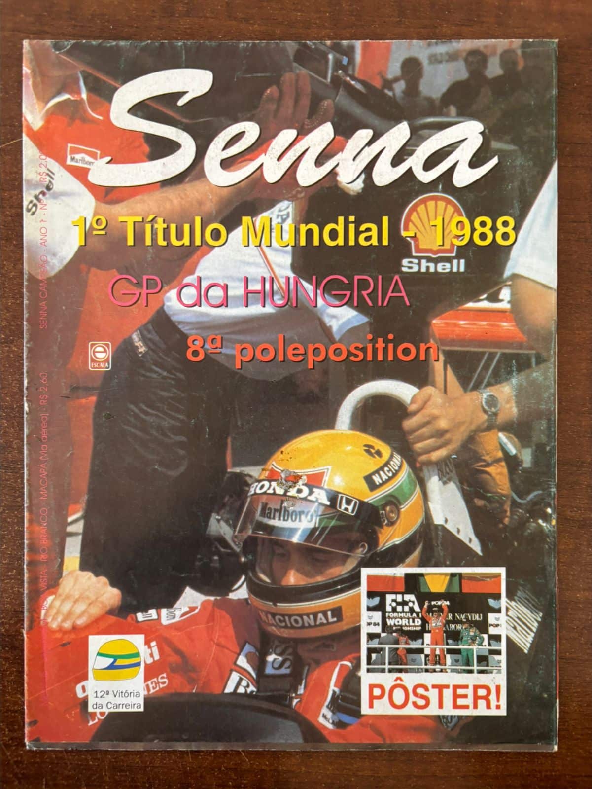 | Casa do Colecionador Revista Senna - 1º Título Mundial 1988 - ( edição de 1 ao 7 )