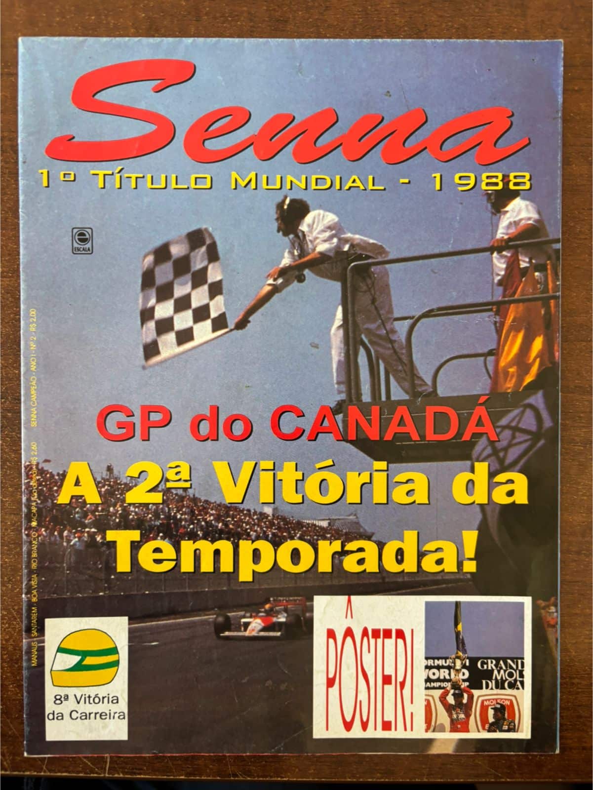 | Casa do Colecionador Revista Senna - 1º Título Mundial 1988 - ( edição de 1 ao 7 )