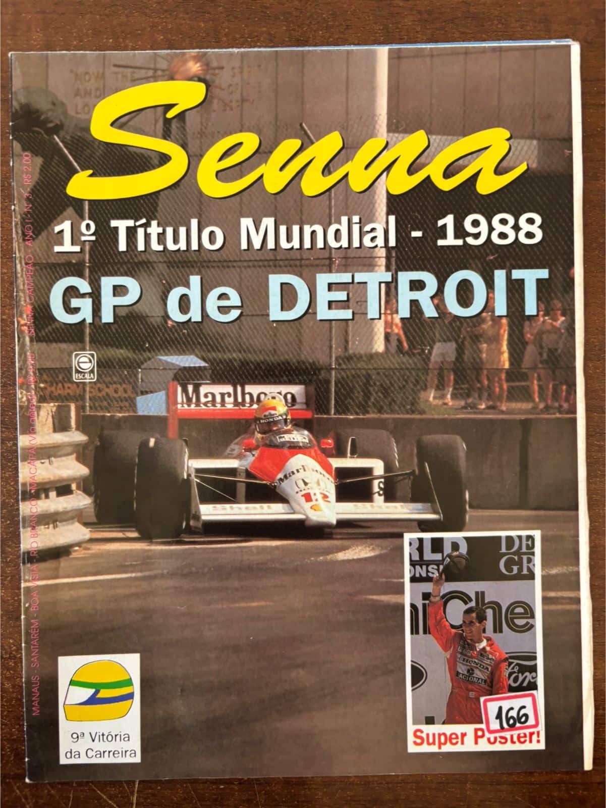 | Casa do Colecionador Revista Senna - 1º Título Mundial 1988 - ( edição de 1 ao 7 )