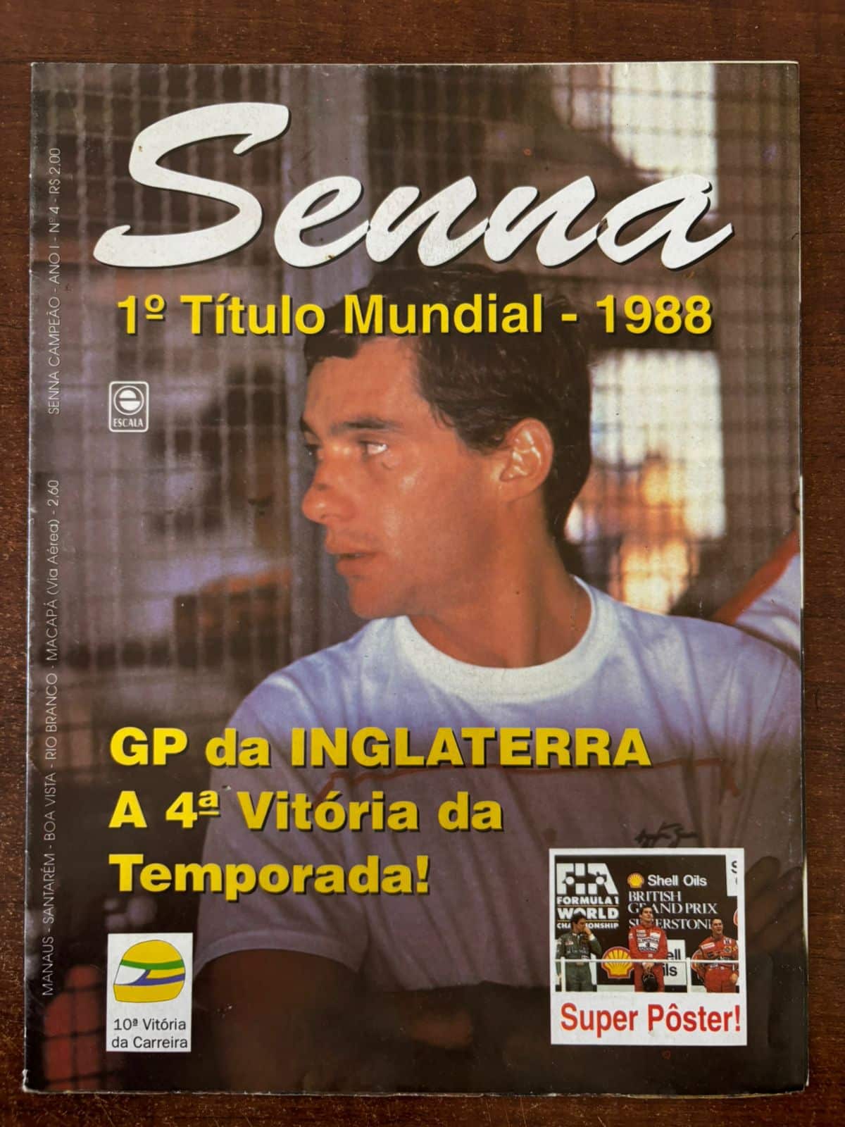 | Casa do Colecionador Revista Senna - 1º Título Mundial 1988 - ( edição de 1 ao 7 )