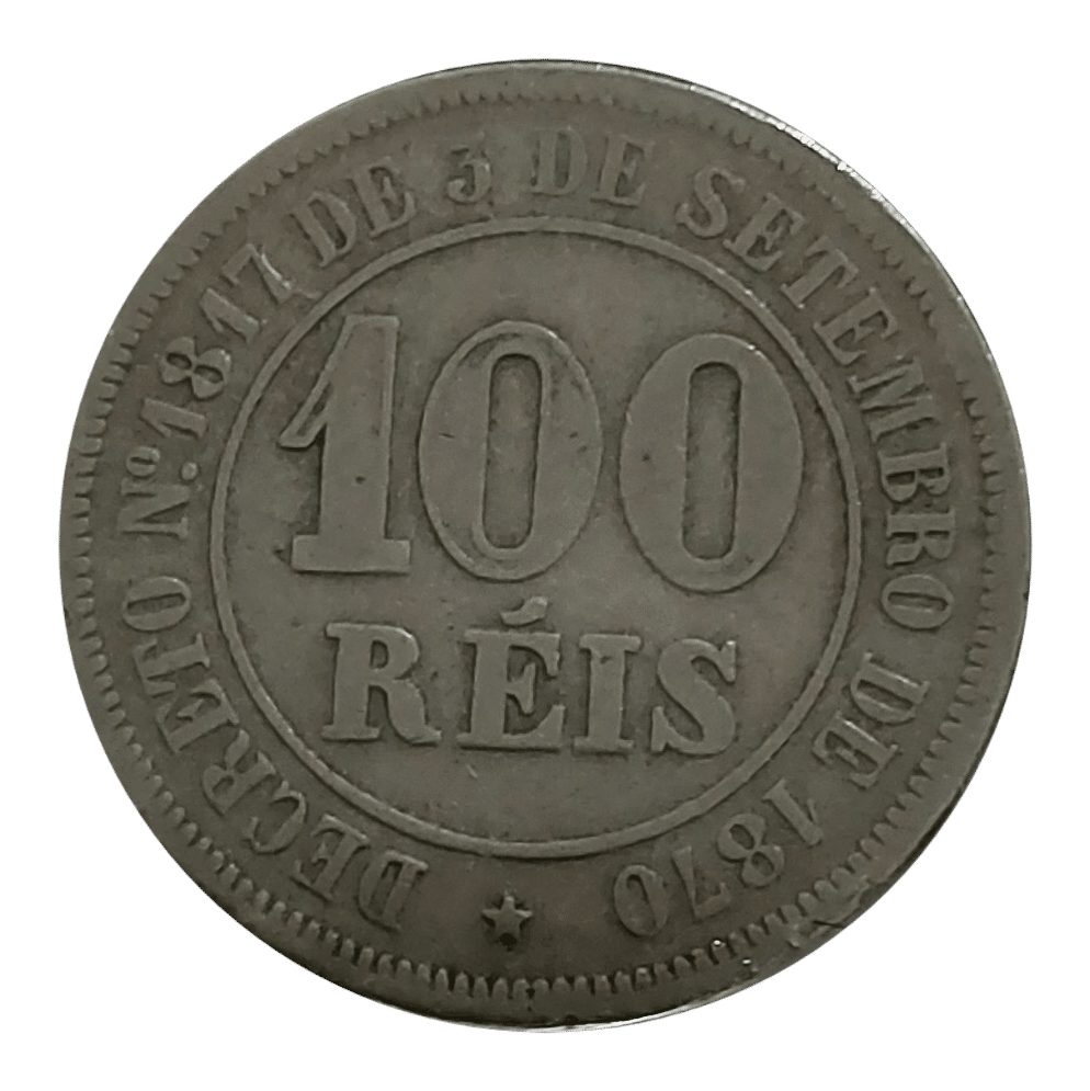 | Casa do Colecionador 100 Réis 1882 Sku 2442