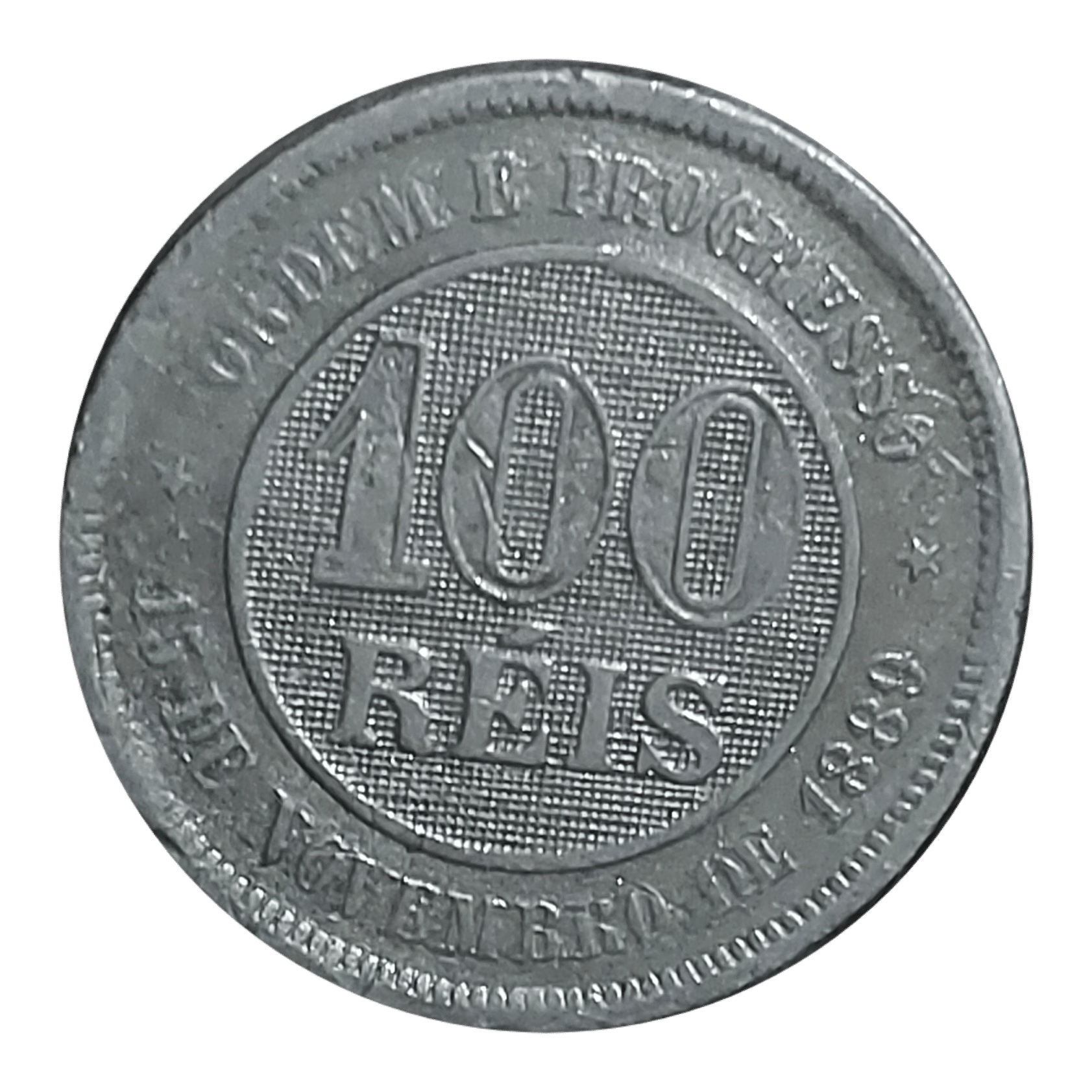 | Casa do Colecionador 100 Réis 1889 Sku 2443
