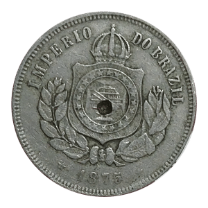 200 Réis 1875 pç chave/escassa Sku 2448