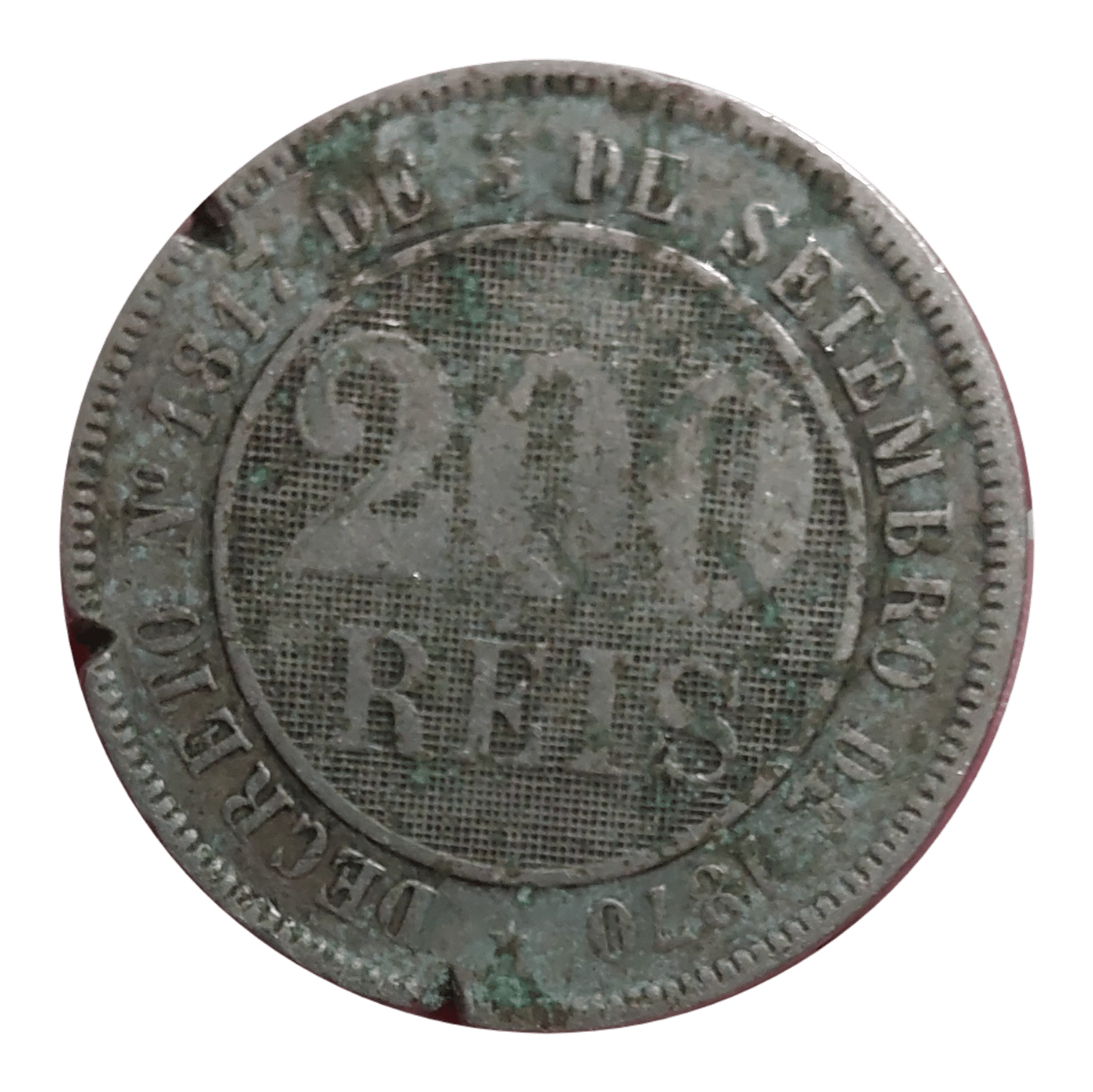 | Casa do Colecionador 200 Réis 1886 escassa Sku 2450