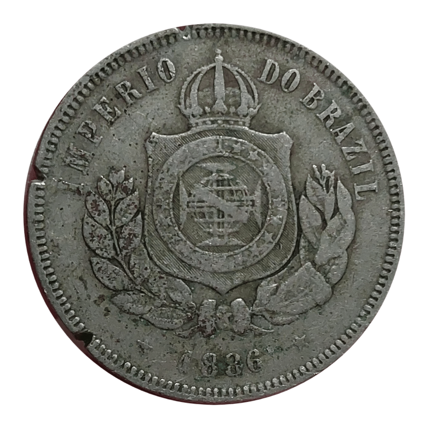 | Casa do Colecionador 200 Réis 1886 escassa Sku 2450