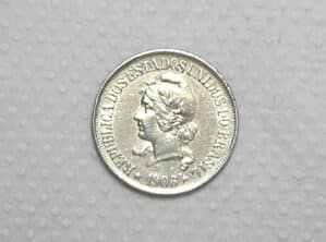 500 Réis - 1906 - Sob/Fc / Prata / cod. 950