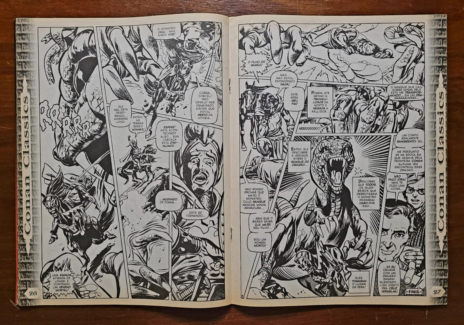 | Casa do Colecionador A Espada Selvagem de Conan Nº 202 | O Habitante das Trevas & A Teia do Deus-Aranha | Setembro/2001
