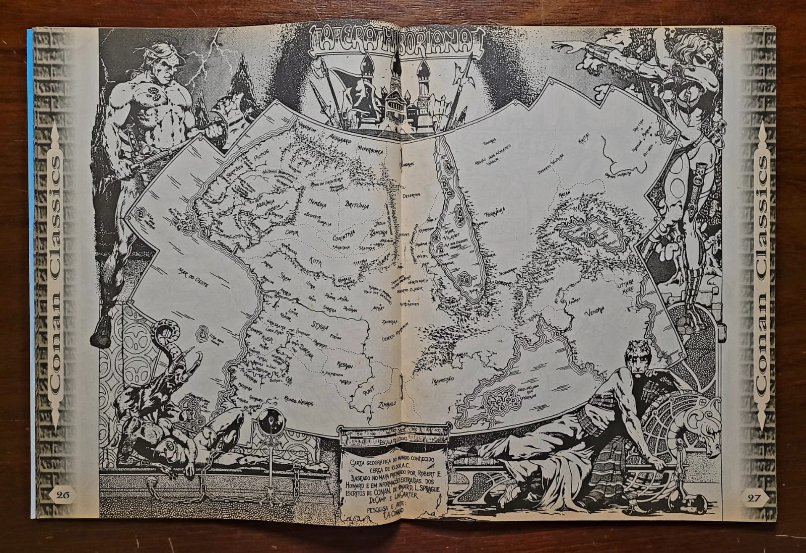 | Casa do Colecionador A Espada Selvagem de Conan, o Bárbaro Nº 196 | A Fase Histórica de Roy Thomas & Barry Windsor-Smith | Março/2001 | Edição de Colecionador com Mapa da Era Hiboriana