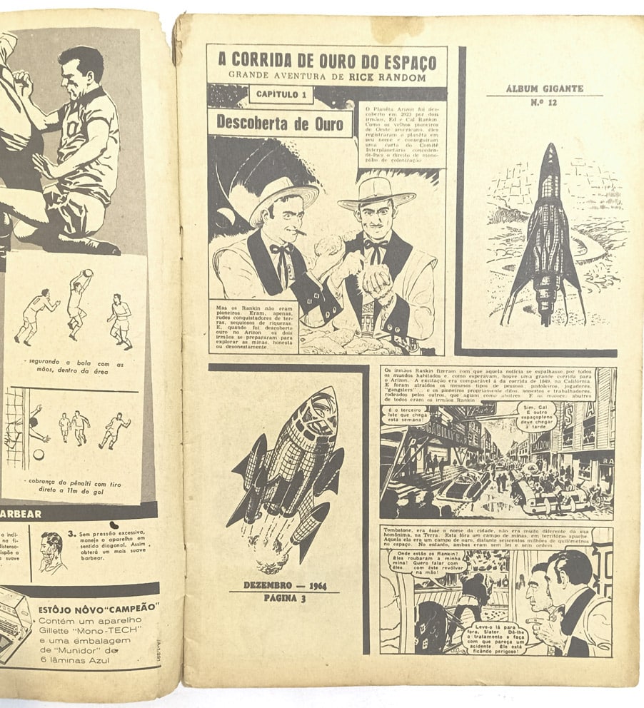 | Casa do Colecionador Álbum Gigante 3ª Série, n° 12. Ebal – 1964
