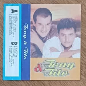Capa da fita k7. Tony e Tito, sem a fita