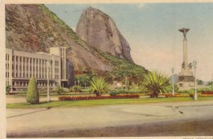 Cartão Postal - Ro de Janeiro -Praia Vermlha. Dcada 40/