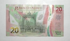Cedula do Mexico 20 Pesos - 2023 / Soberba / Comemorativa 27 Septiembre del 1821