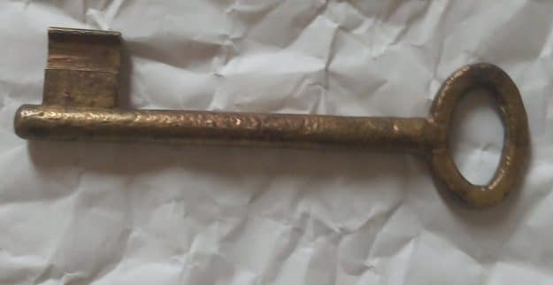 | Casa do Colecionador Chave Antiga - 1 Unidade, Bronze 08,2cm cod 02