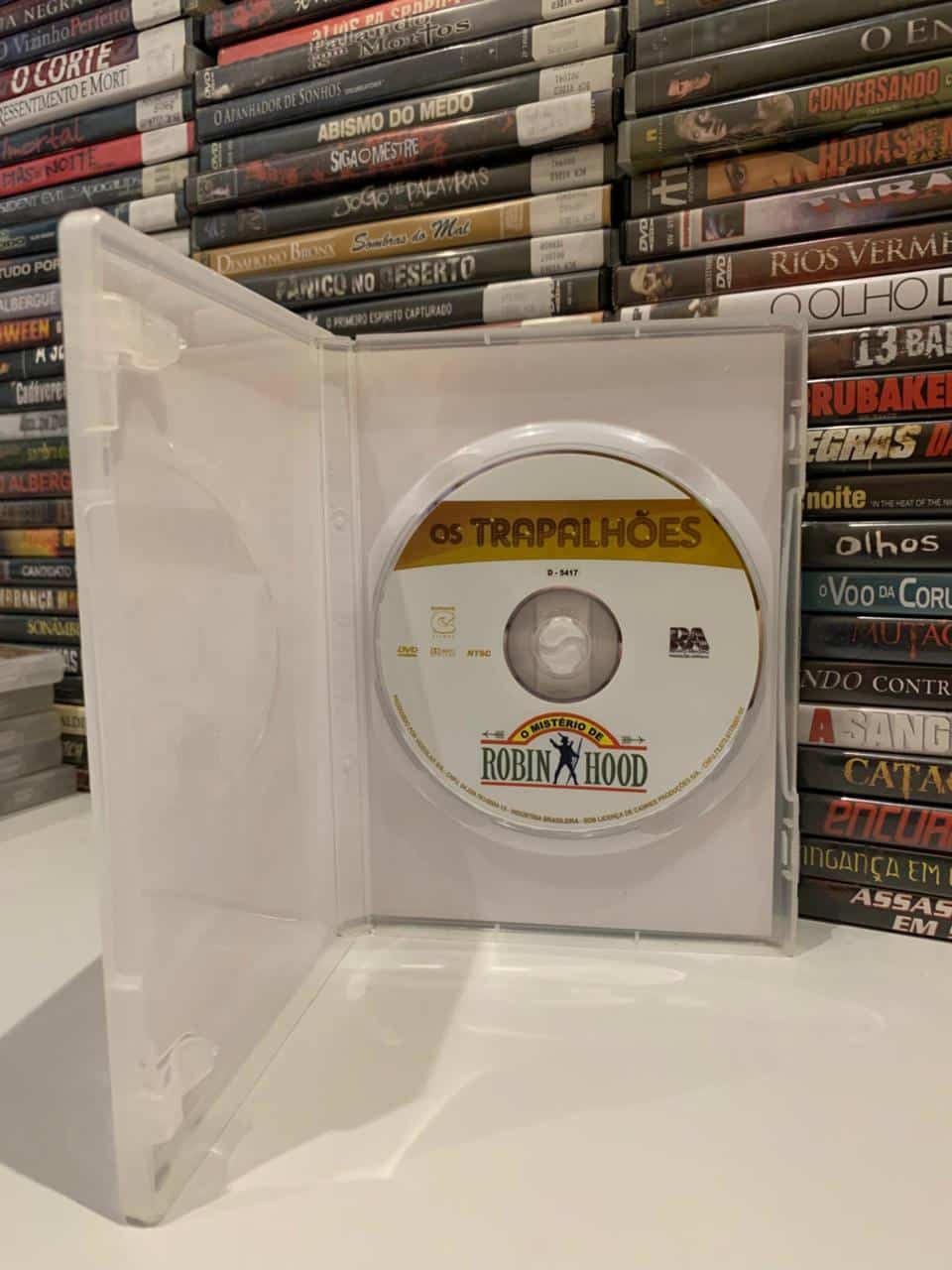 | Casa do Colecionador Coleção de dvds dos Trapalhões original 10 unidades.