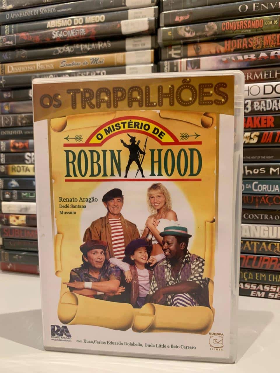| Casa do Colecionador Coleção de dvds dos Trapalhões original 10 unidades.