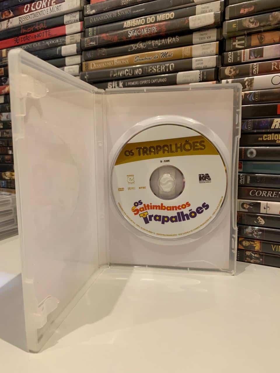 | Casa do Colecionador Coleção de dvds dos Trapalhões original 10 unidades.