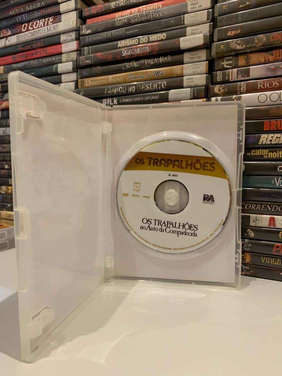 | Casa do Colecionador Coleção de dvds dos Trapalhões original 10 unidades.