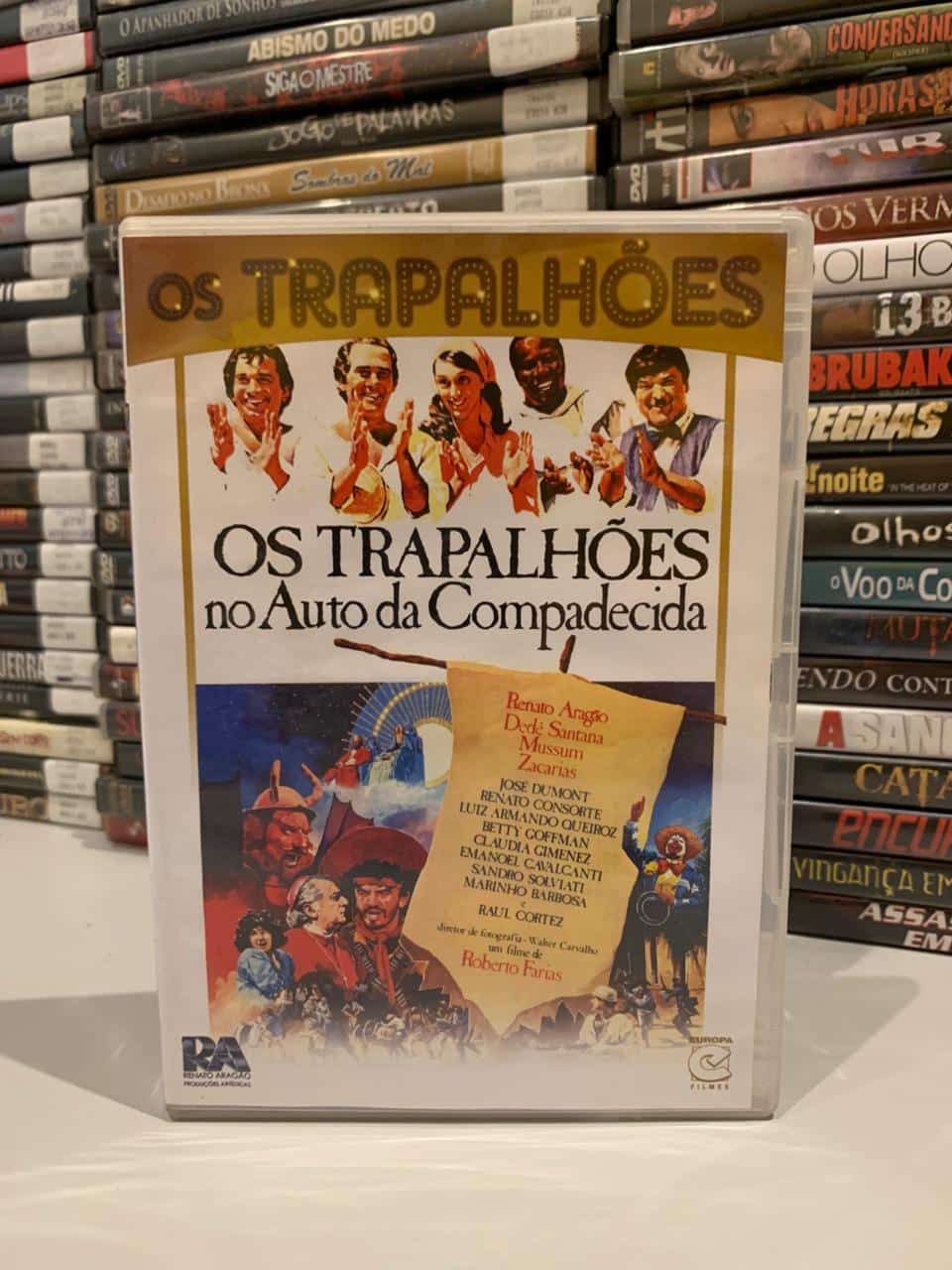| Casa do Colecionador Coleção de dvds dos Trapalhões original 10 unidades.