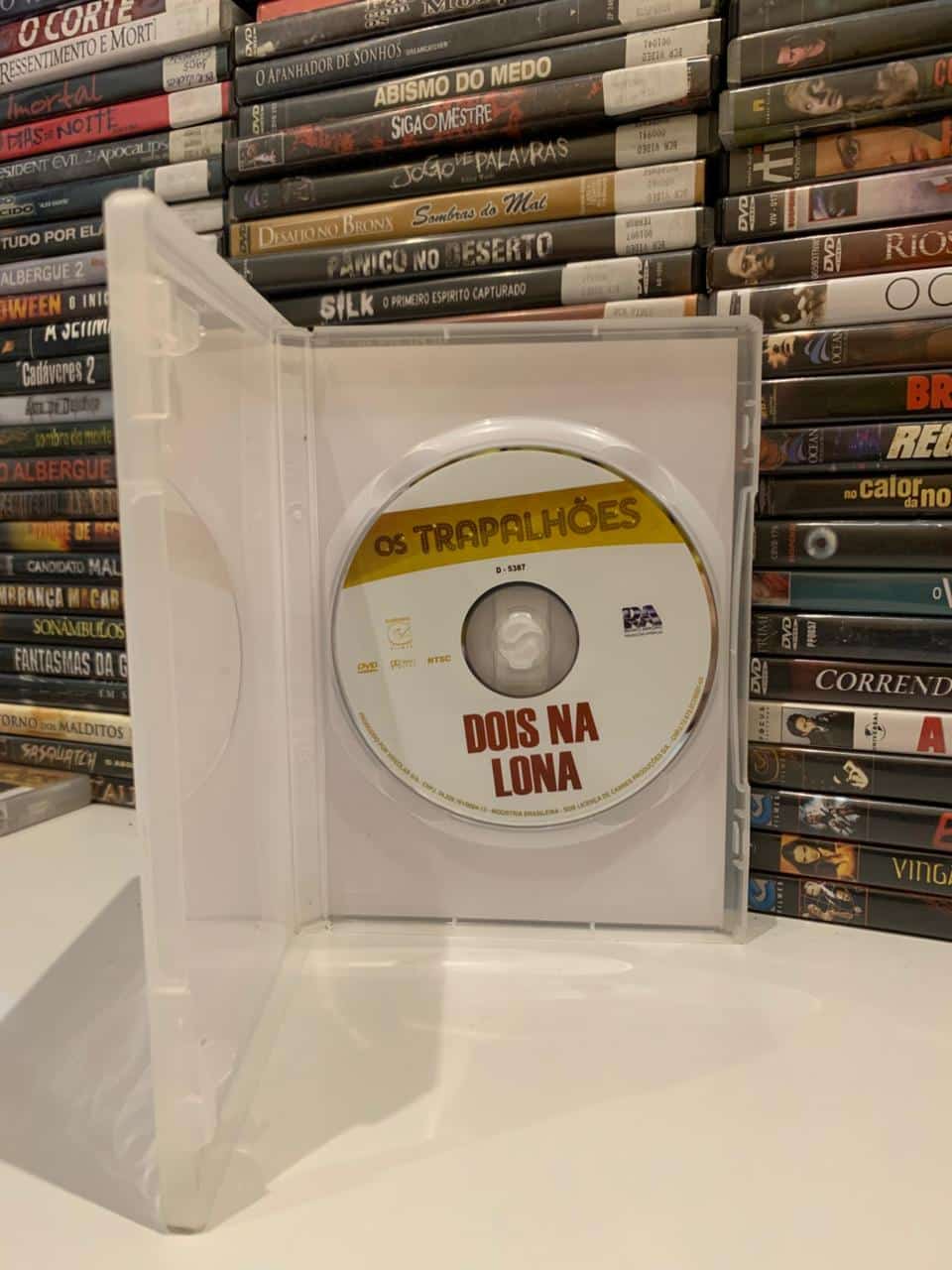| Casa do Colecionador Coleção de dvds dos Trapalhões original 10 unidades.