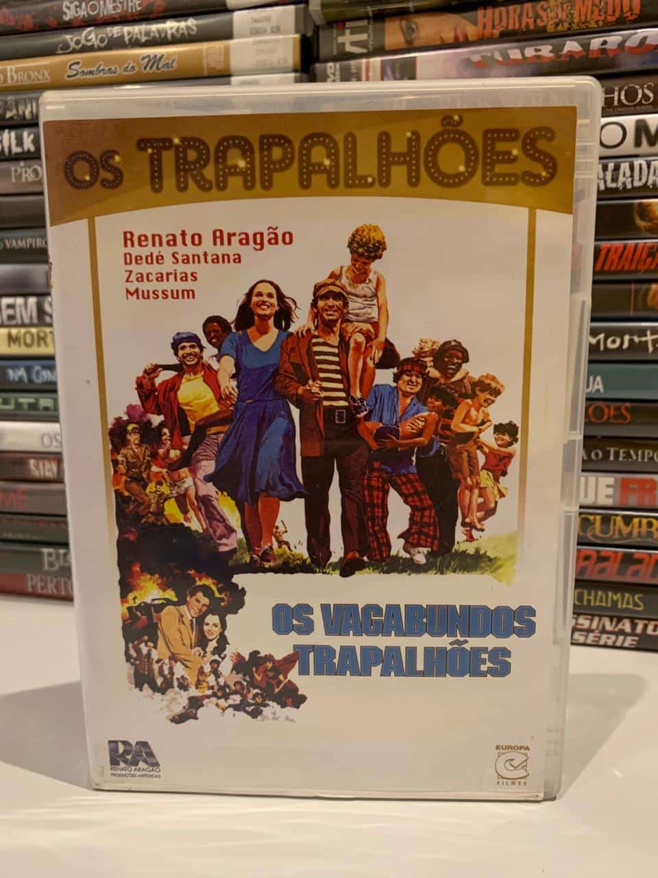 | Casa do Colecionador Coleção de dvds dos Trapalhões original 10 unidades.
