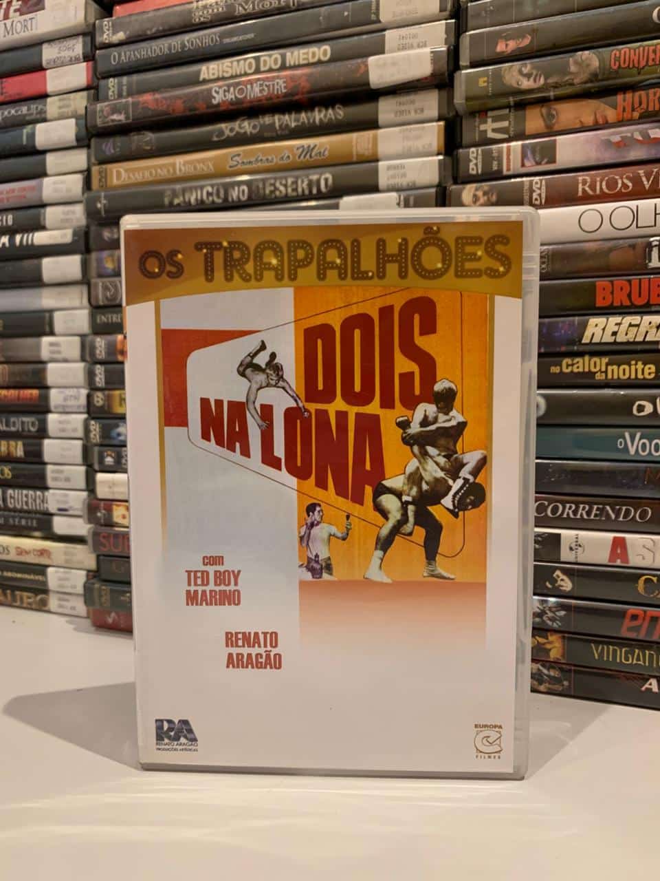 | Casa do Colecionador Coleção de dvds dos Trapalhões original 10 unidades.