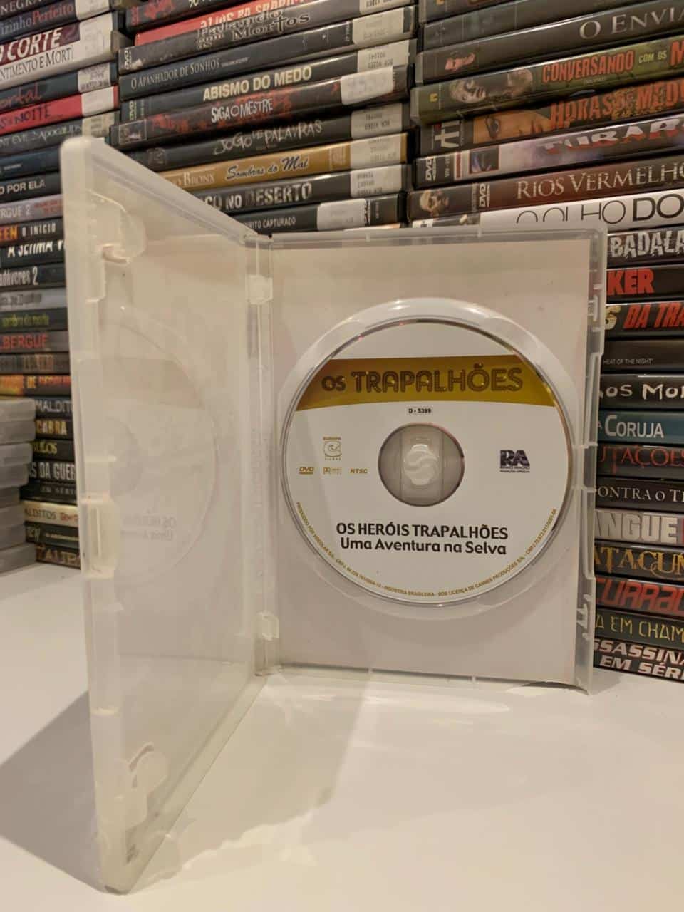 | Casa do Colecionador Coleção de dvds dos Trapalhões original 10 unidades.