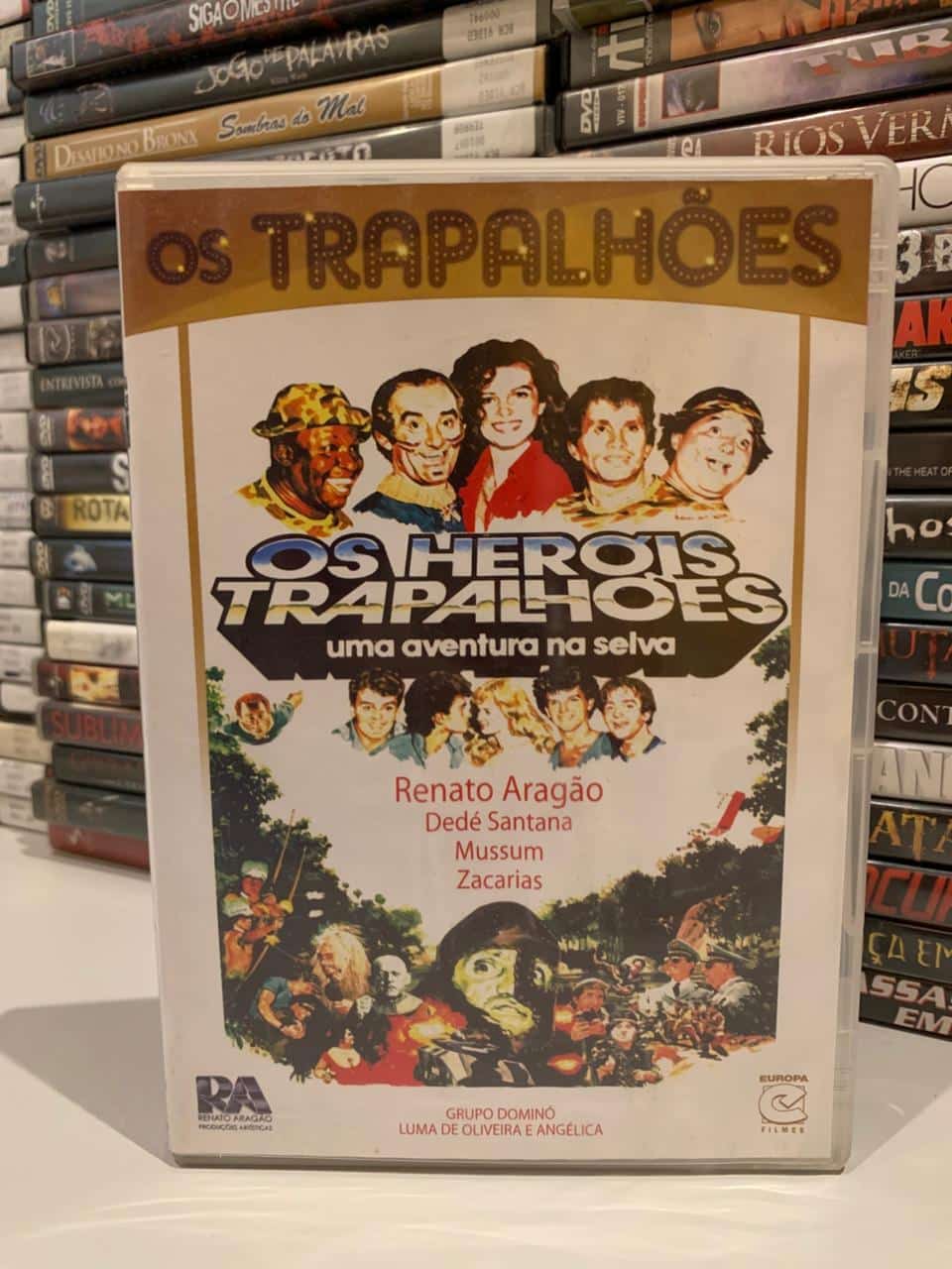 | Casa do Colecionador Coleção de dvds dos Trapalhões original 10 unidades.