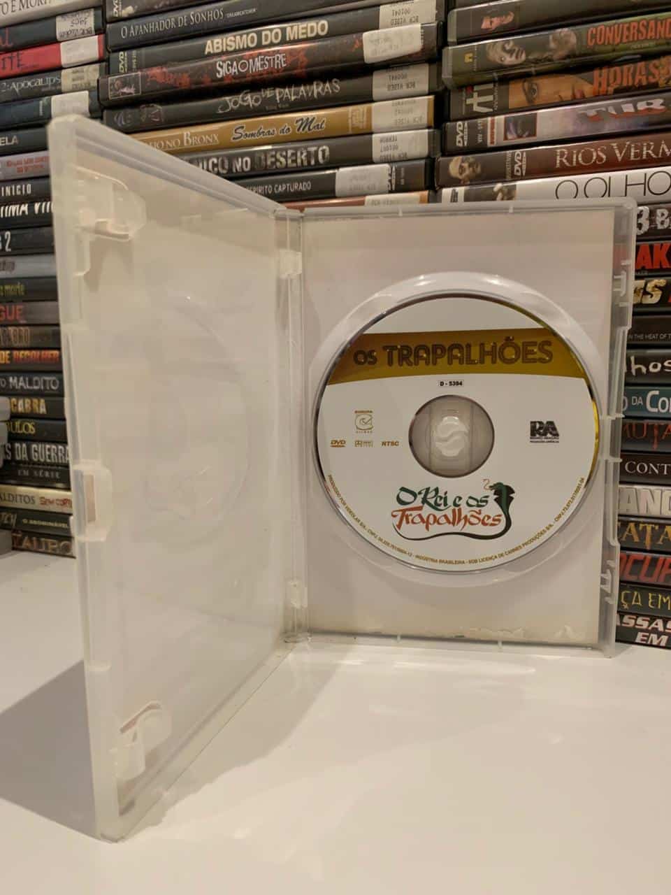 | Casa do Colecionador Coleção de dvds dos Trapalhões original 10 unidades.