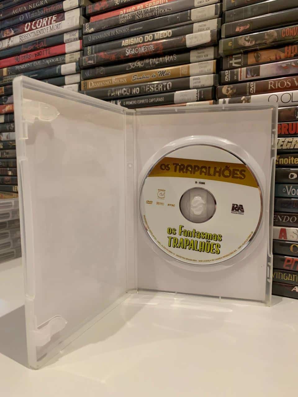| Casa do Colecionador Coleção de dvds dos Trapalhões original 10 unidades.