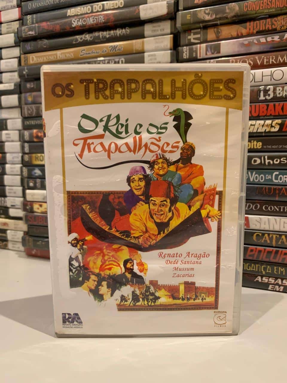 | Casa do Colecionador Coleção de dvds dos Trapalhões original 10 unidades.