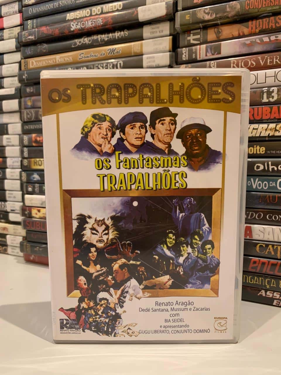 | Casa do Colecionador Coleção de dvds dos Trapalhões original 10 unidades.