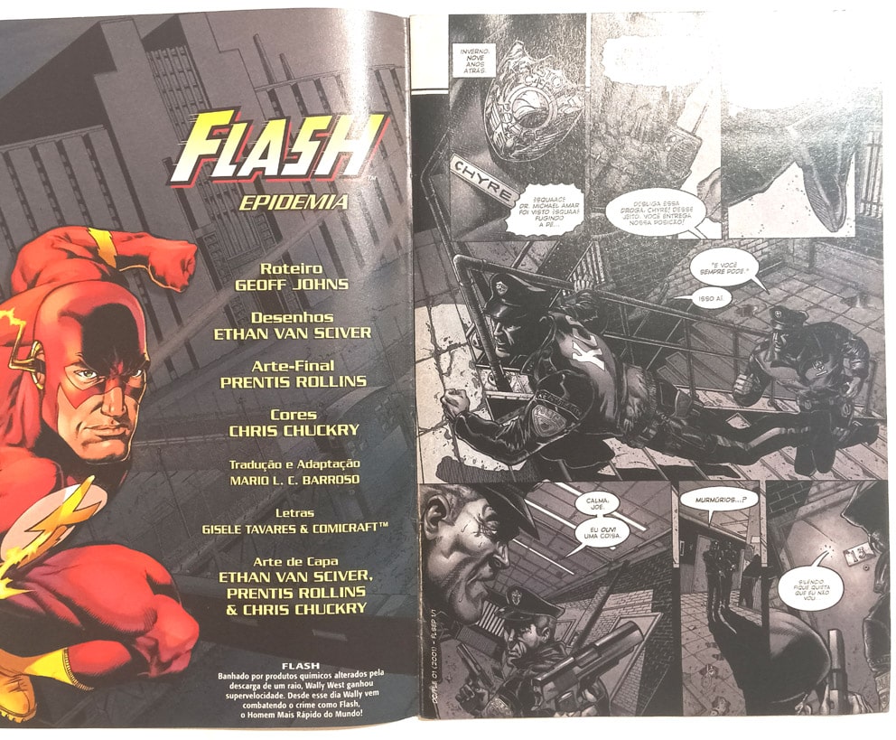 | Casa do Colecionador Flash – Epidemia, Edição especial inédita. Abril – 2002.