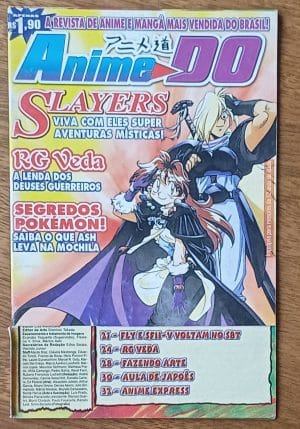 G21. Revista Anime Do 11. Ed Escala Slayers RG Veda Pokemon.