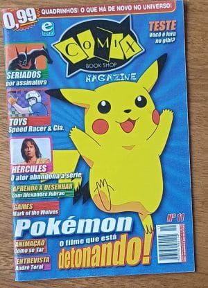 G21. Revista Comix book shop 11. Pokemon seriados animação.