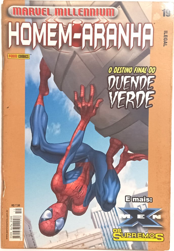 | Casa do Colecionador Marvel Millennium - Homem-Aranha n° 19. Panini – 2003.