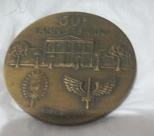 Medalha Bronze Escola Militar de Rrealengo - Escola de Aviação Militar - 50 Anos 1931 - 1981