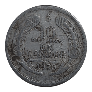 Moedas do mundo Chile Sku 2459